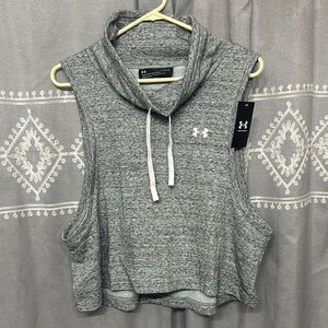 Under Armour Women's Gray Sleeveless Top L